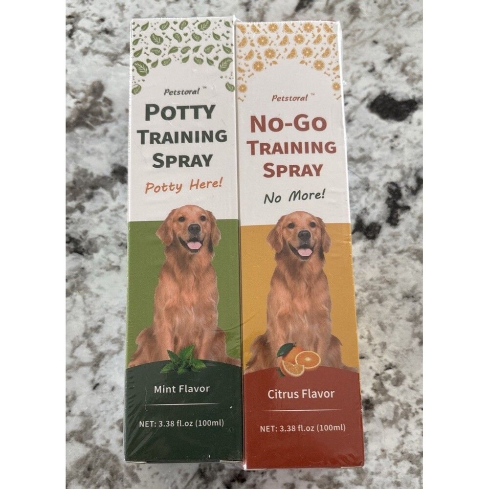 Pet No-Go & Puppy Potty Training Spray - Pet Deterrent Spray for Stop Chewing